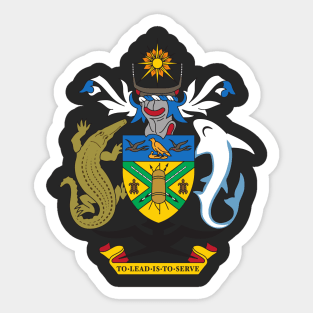 Coat of arms of the Solomon Islands Sticker